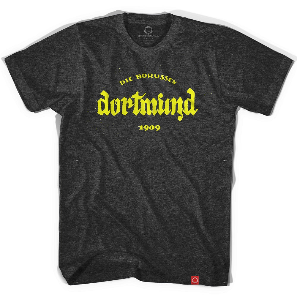 Dortmund Vintage Soccer Adult Tri-Blend T-shirt by Tribe Lacrosse