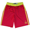 Drago Lacrosse Shorts in Red by Tribe Lacrosse