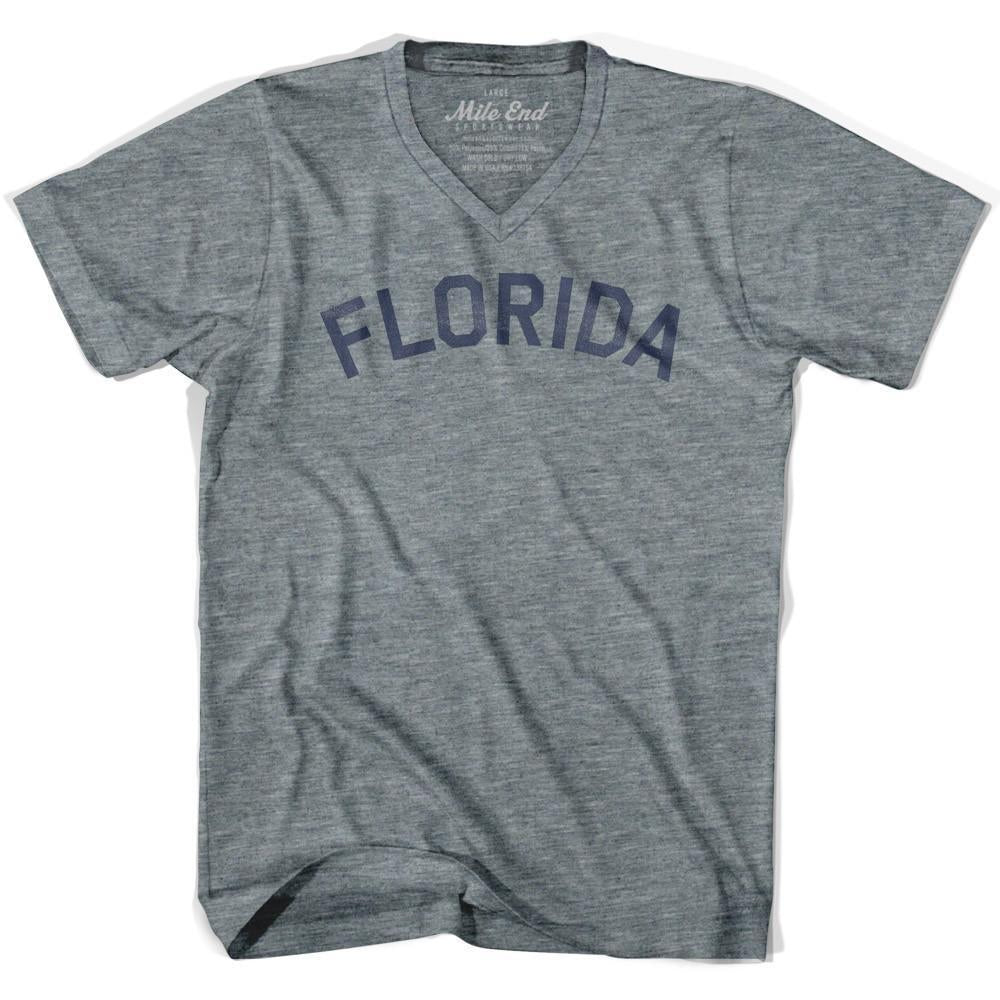 Florida City Vintage V-neck T-shirt
