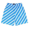 German Bavarian Lacrosse Shorts in Blue & White by Tribe Lacrosse