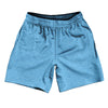 Heathered Athletic Running Fitness Exercise Shorts 7" Inseam Shorts Made In USA by Tribe Lacrosse