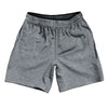 Heathered Athletic Running Fitness Exercise Shorts 7" Inseam Shorts Made In USA by Tribe Lacrosse