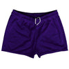 Heathered Shorty Short Gym Shorts 2.5" Inseam Made In USA by Tribe Lacrosse