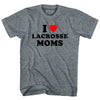 I Love Lacrosse Moms Womens Tri-Blend Junior Cut T-Shirt by Tribe Lacrosse