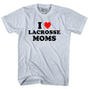 I Love Lacrosse Moms Adult Tri-Blend T-shirt by Tribe Lacrosse