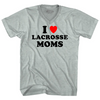 I Love Lacrosse Moms Adult Tri-Blend V-neck T-shirt by Tribe Lacrosse