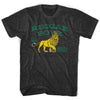 Jamaica Reggae Boyz Lion Soccer Adult Tri-Blend T-shirt by Tribe Lacrosse
