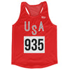 Jenner USA Running Bib 935 Champion Basketball Singlets by Tribe Lacrosse