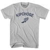 Kipchoge Running Track Winged Foot Adult Cotton T-shirt by Tribe Lacrosse