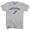 Kipchoge Running Track Winged Foot Adult Cotton T-shirt by Tribe Lacrosse