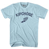 Kipchoge Running Track Winged Foot Adult Cotton T-shirt by Tribe Lacrosse
