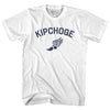 Kipchoge Running Track Winged Foot Adult Cotton T-shirt by Tribe Lacrosse