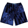 Maryland Flag Black Out Quads Lacrosse Shorts in Black by Tribe Lacrosse