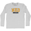 Netherlands Soccer Codes Adult Tri-Blend Long Sleeve T-shirt  by Tribe Lacrosse