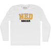 Netherlands Soccer Codes Adult Tri-Blend Long Sleeve T-shirt  by Tribe Lacrosse
