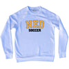 Netherlands Soccer Codes Adult Tri-Blend Sweatshirt  by Tribe Lacrosse
