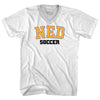 Netherlands Soccer Codes Adult Tri-Blend V-neck T-shirt  by Tribe Lacrosse