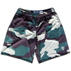 New Army Camo Lacrosse Shorts in Green by Tribe Lacrosse