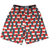 Tribe North Carolina State Party Flags Lacrosse Shorts by Tribe Lacrosse