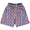 Tribe Ohio State Party Flags Lacrosse Shorts by Tribe Lacrosse