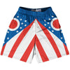 Ohio State Flag 9" Inseam Lacrosse Shorts by Tribe Lacrosse