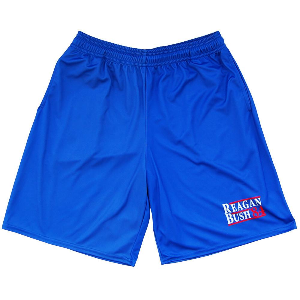 Reagan Bush 84 Lacrosse Shorts in Royal by Tribe Lacrosse