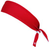 Red & White Reversible Elastic Tie 2.25 Inch Headband in  by Wicked Headbands