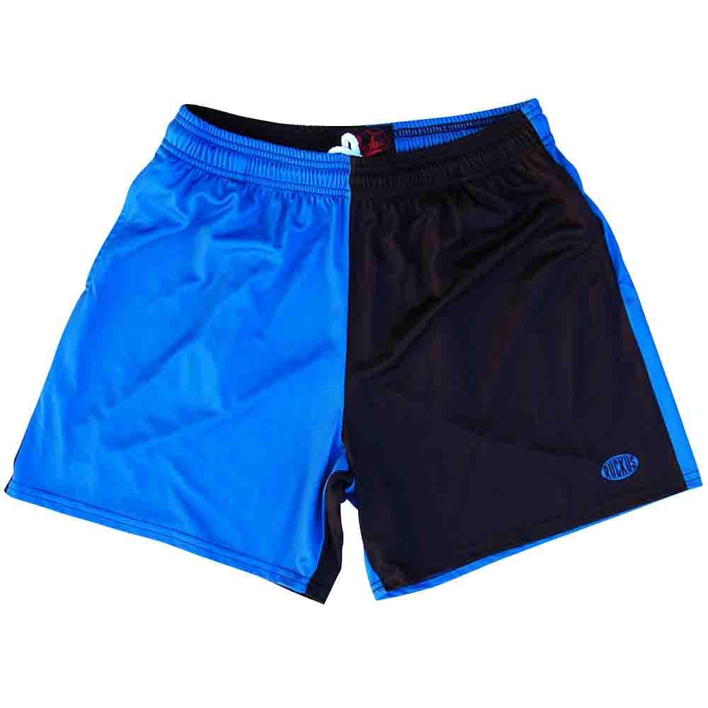 Royal and Black Rugby Shorts in Royal and Black by Ruckus Rugby
