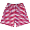 Seminoles Houndstooth Lacrosse Shorts in Maroon & Gold by Tribe Lacrosse