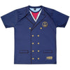 Ship Captain Shooter Shirt - Navy / Youth X-Small / No - Lacrosse Shooter Shirts