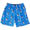 Snowman Christmas Winter Holiday Lacrosse Shorts by Tribe Lacrosse