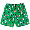 St. Patricks Day Irish Ireland Lacrosse Shorts in Green by Tribe Lacrosse