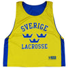 Sweden Sverige Lacrosse Reversible Pinnie