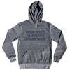 Team Work Makes The Dream Work Rage Font Tri-Blend Hoodie by Tribe Lacrosse