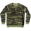 Team Work Makes The Dream Work Rage Font Adult Tri-Blend Sweatshirt by Tribe Lacrosse