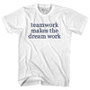 Teamwork Makes The Dream Work Rage Font Youth Cotton T-shirt by Tribe Lacrosse