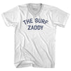 The Surf Zaddy Adult Tri-Blend V-neck T-shirt by Tribe Lacrosse