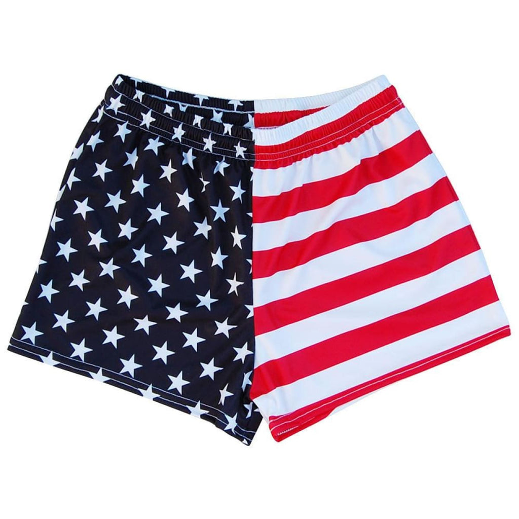 Womens American Flag Jacks Sport Shorts - Womens Sport Shorts