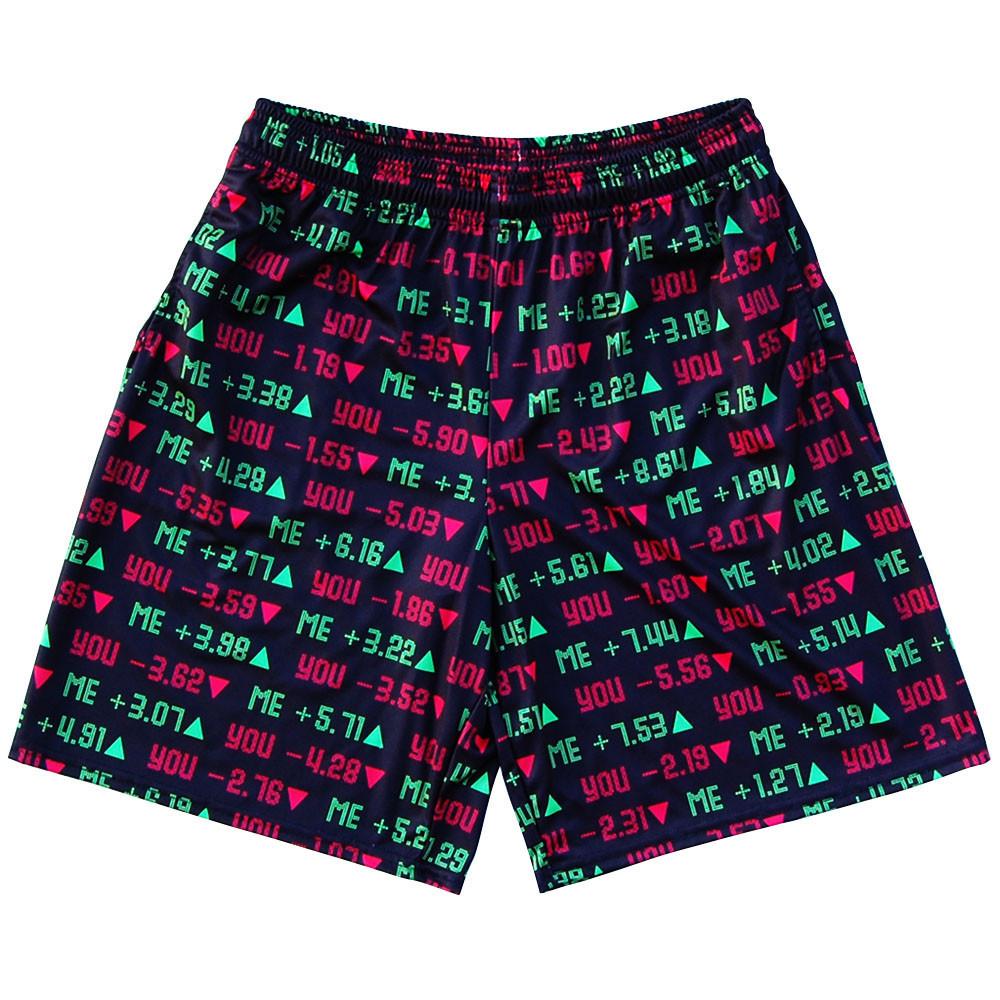 Me Vs. You Lacrosse Shorts in Black by Tribe Lacrosse